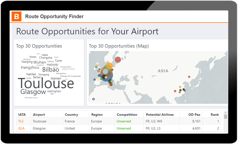 Discover new route opportunities for your airport